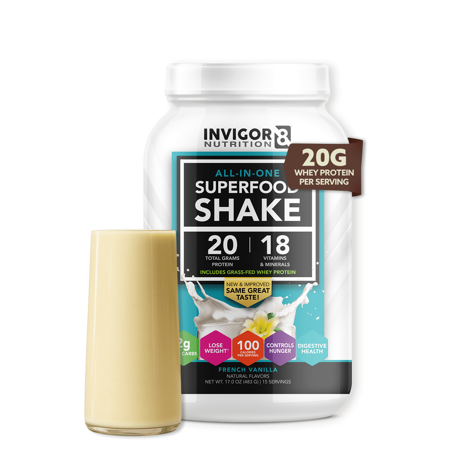 INVIGOR8 French Vanilla Superfood Shake