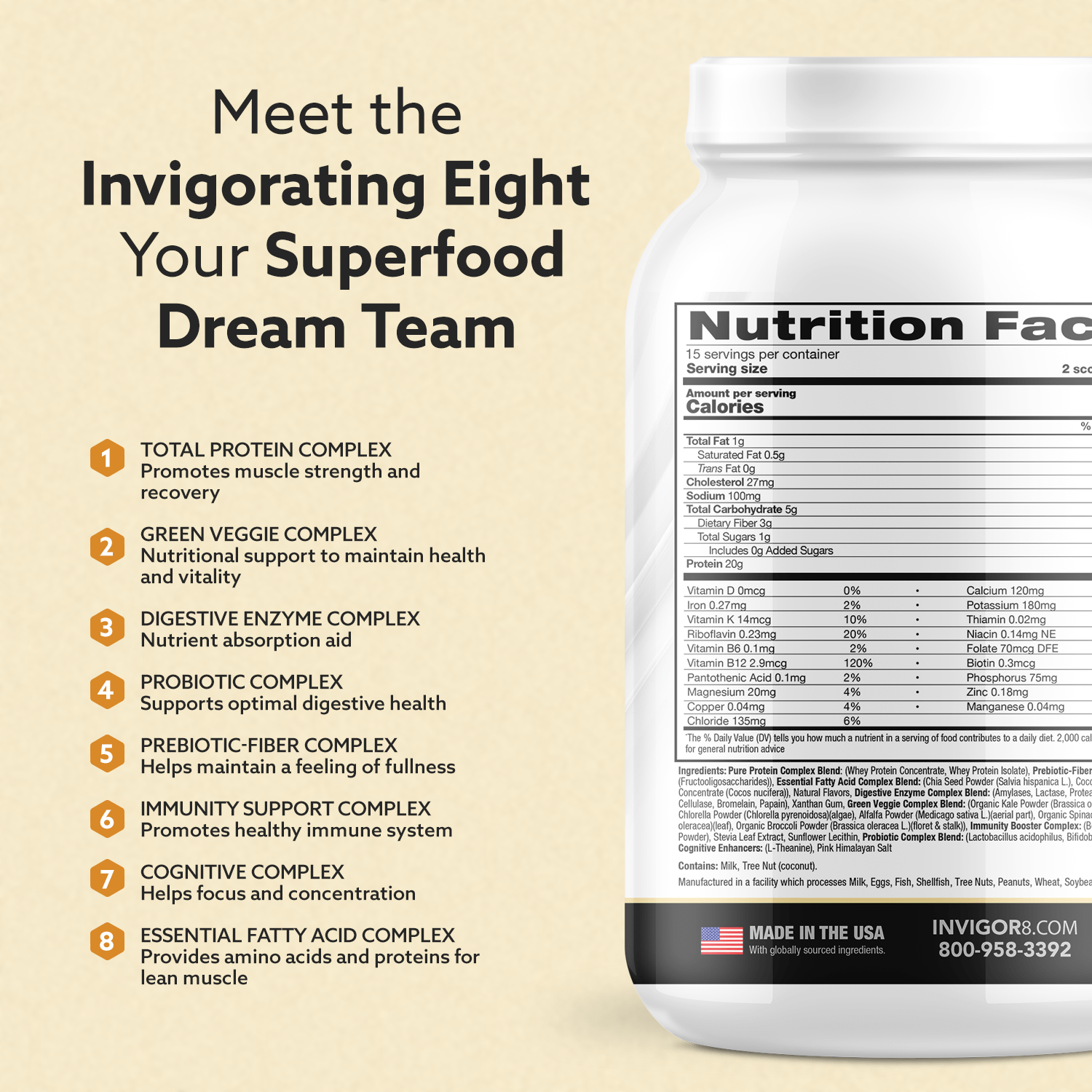 INVIGOR8 Himalayan Salted Caramel Superfood Shake