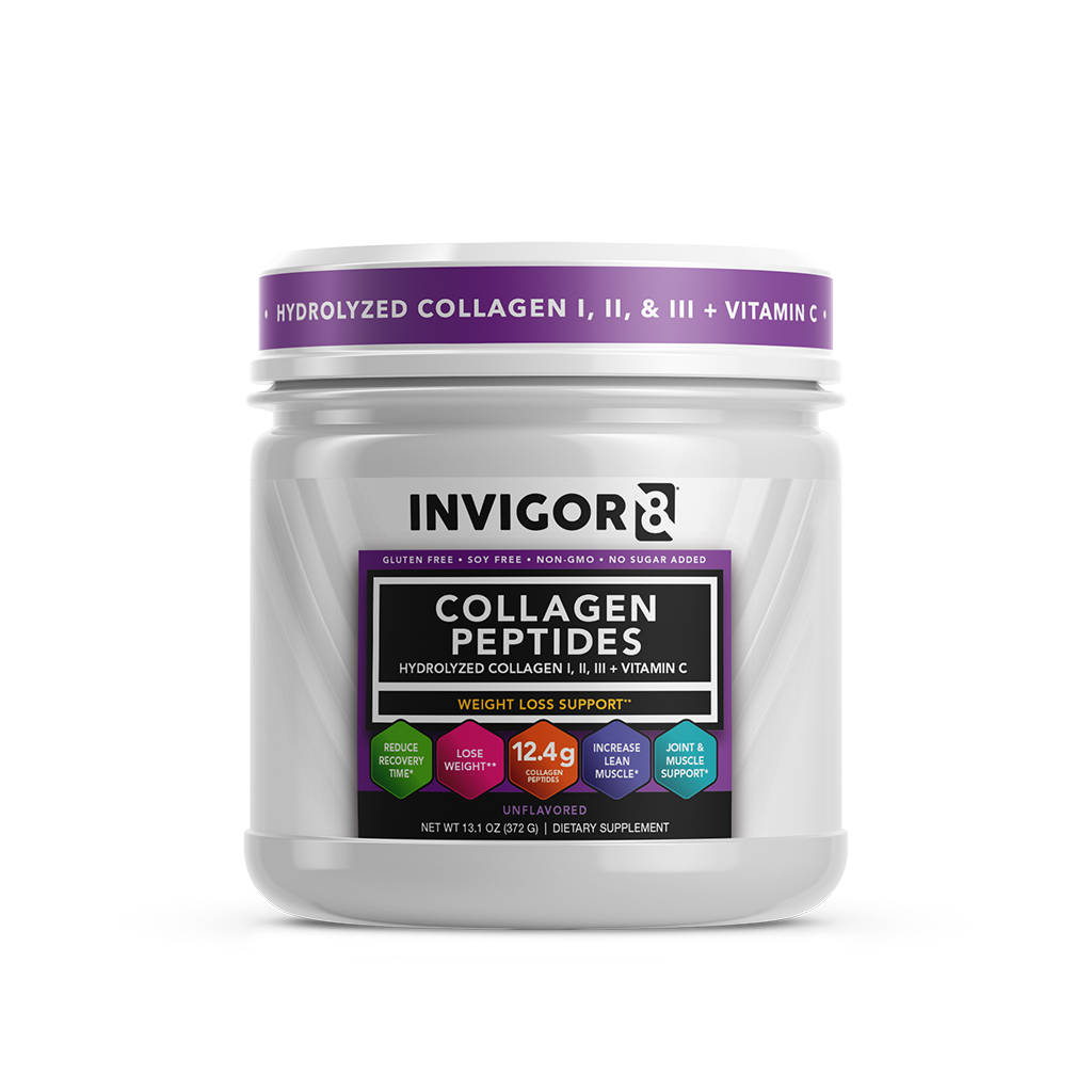 Invigor8 Unflavored Collagen Peptides for Weight Loss
