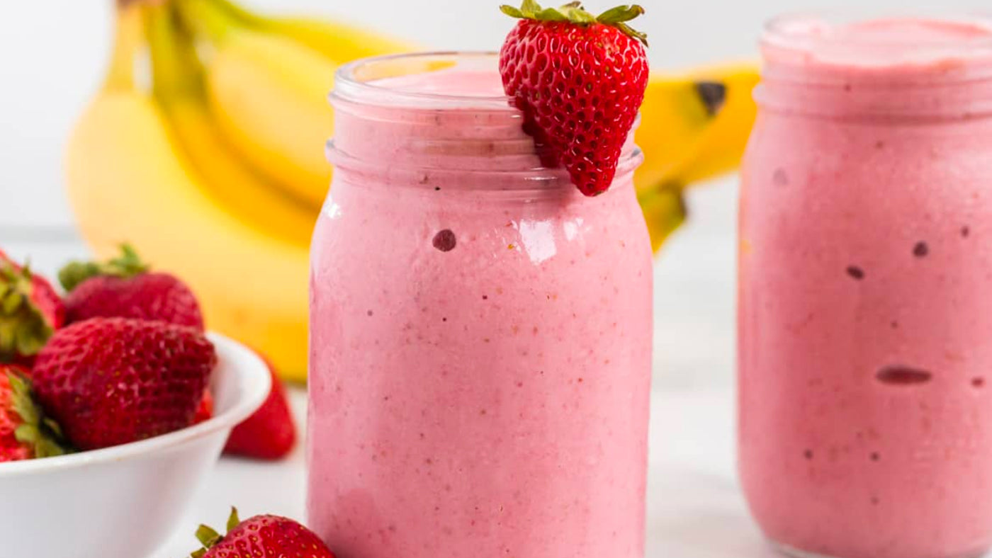  Gluten Free Banana Strawberry Smoothie