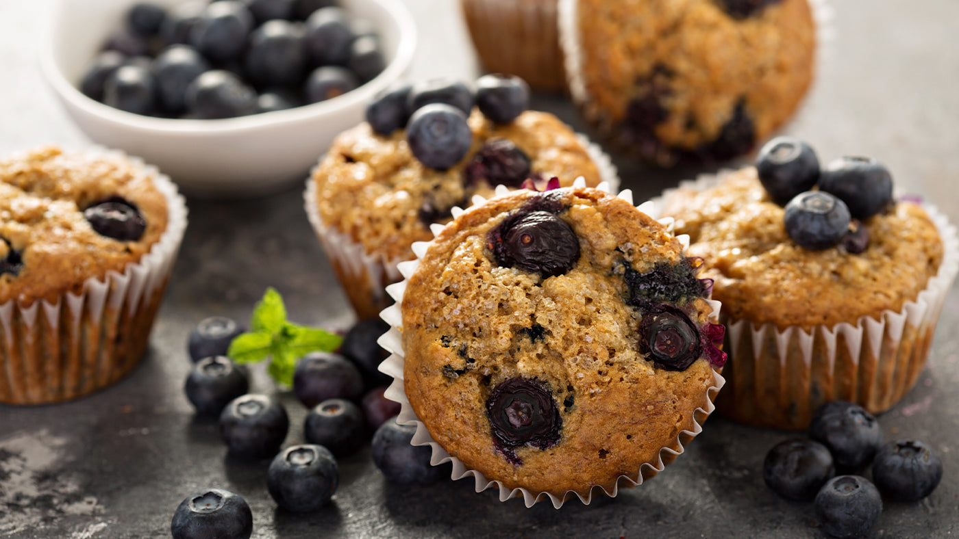 blueberry breakfast muffins