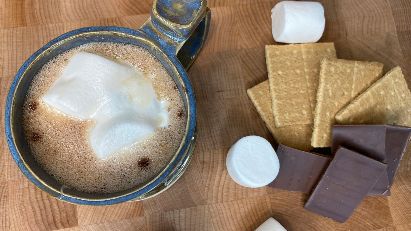  July Coffee of the Month: Gluten Free Chocolate S'more Latte