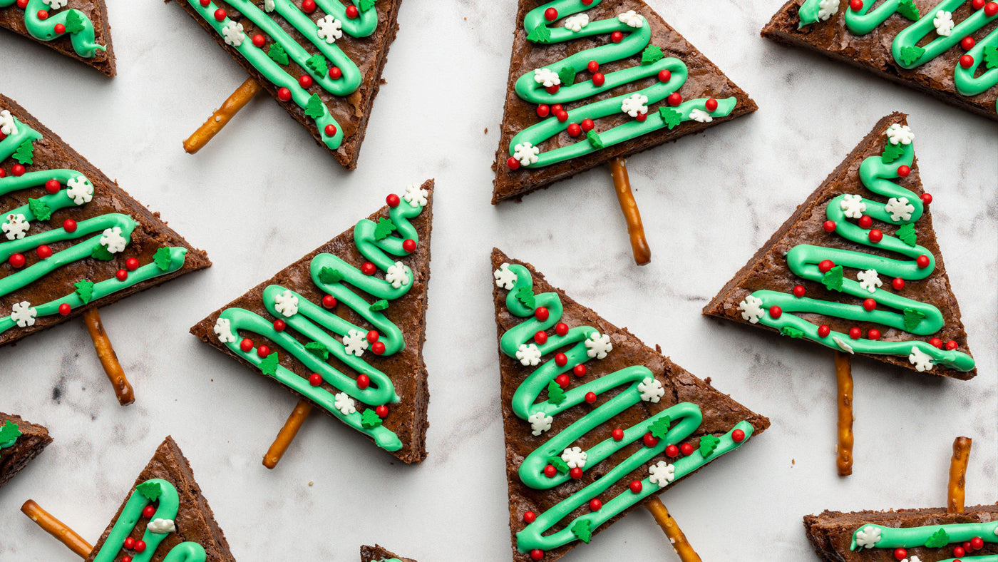  Christmas Tree Brownies