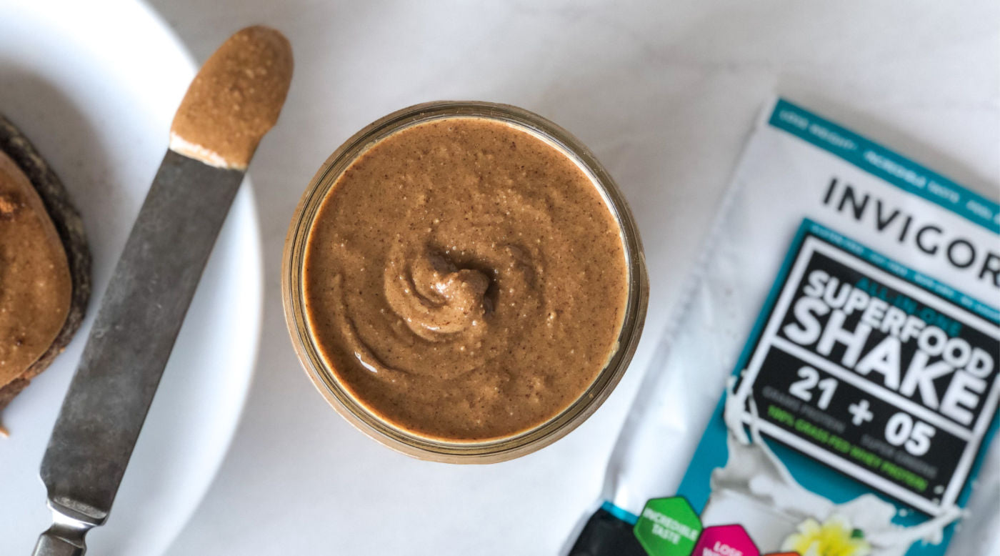  Vanilla cinnamon protein peanut butter