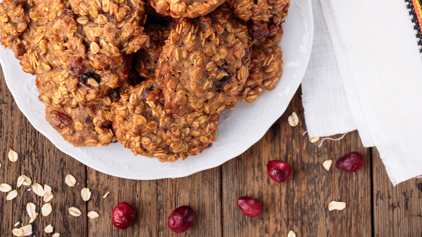 cranberry apple breakfast cookies