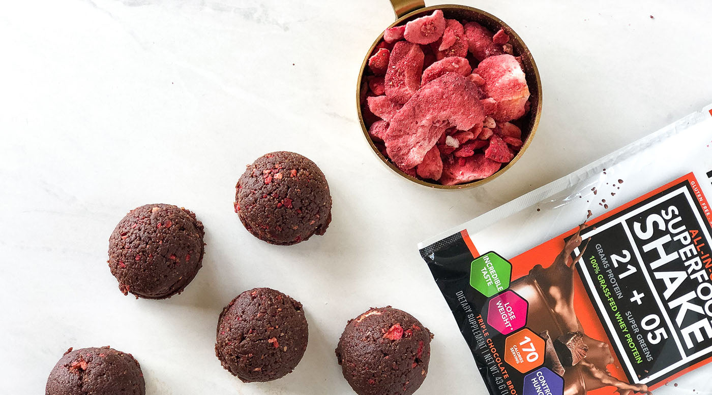  double chocolate strawberry bites