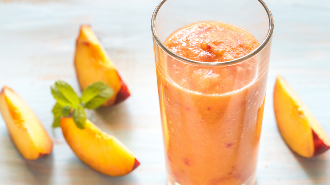  delicious and fresh peach smoothie