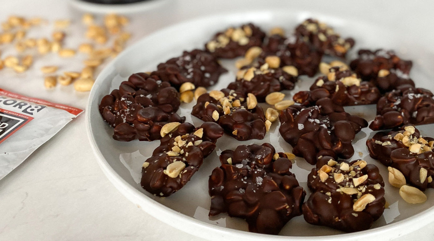 Gluten Free Chocolate Peanut Clusters