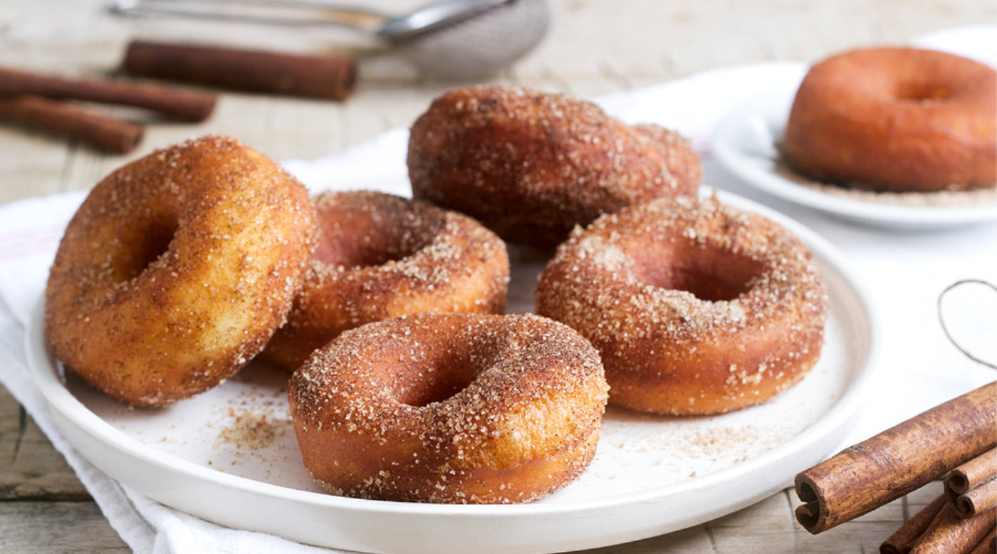  Invigor8 cinnamon sugar doughnuts