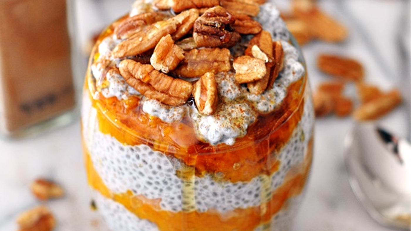  pumpkin spice chia pudding parfaits