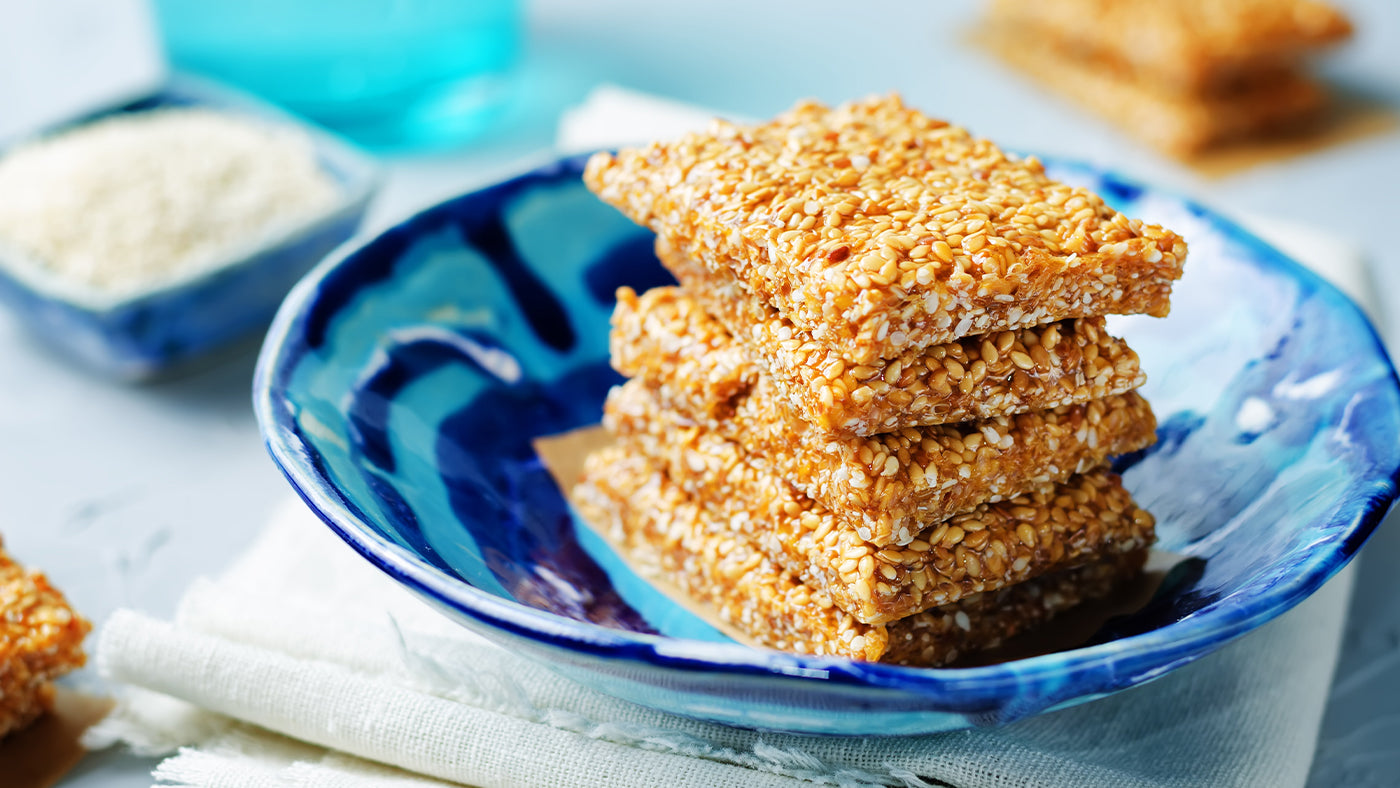  Gluten Free Sesame Seed Bars