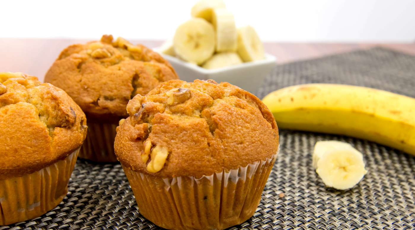  Gluten Free & KETO Banana Bread Muffins