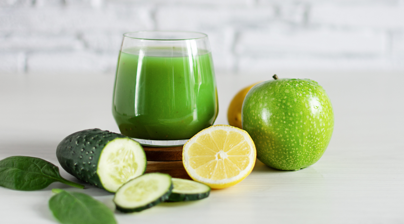  Gluten Free Lemon and Greens Juice