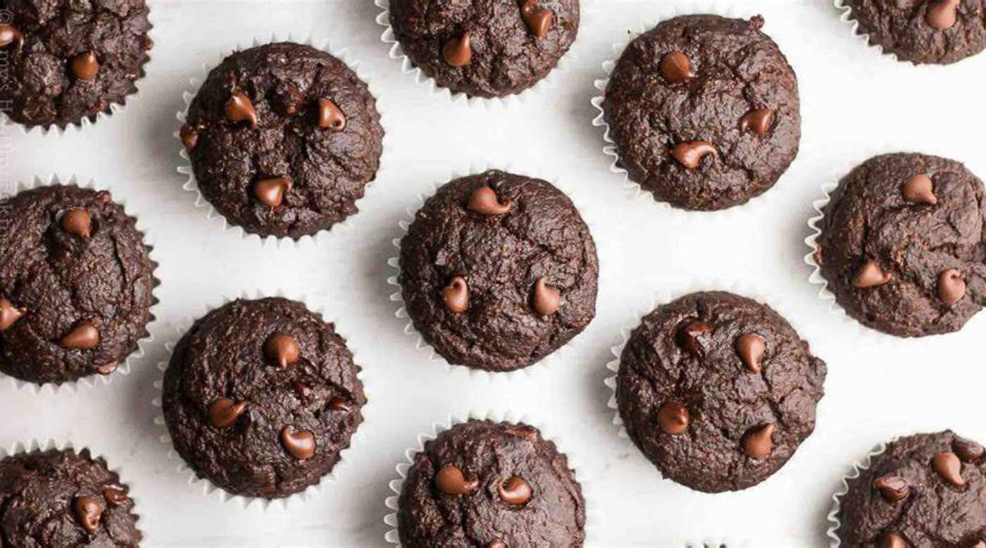  Gluten Free Blueberry-Banana Nut Brownie Muffins