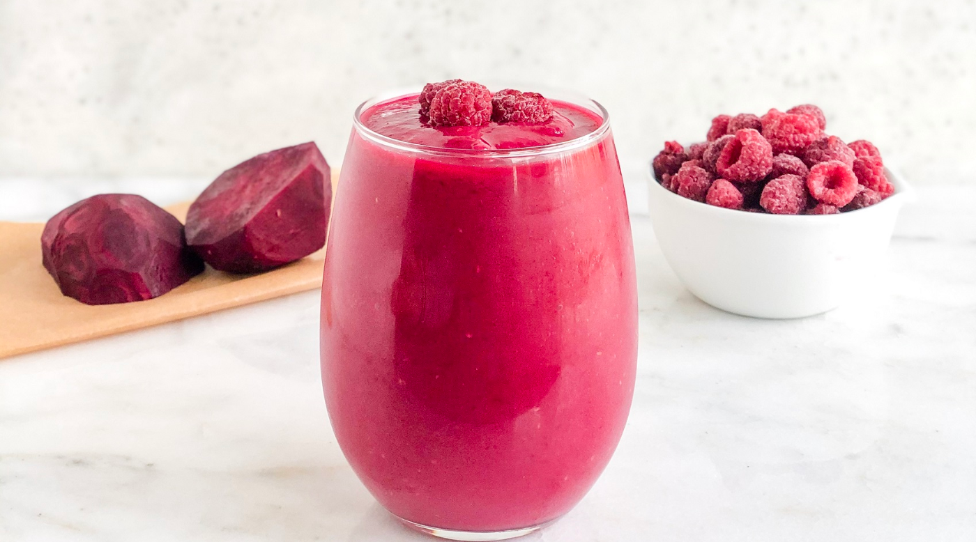  Gluten Free Raspberry Beet Smoothie