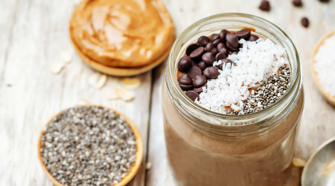  Gluten Free Chocolate Chia Overnight Oats