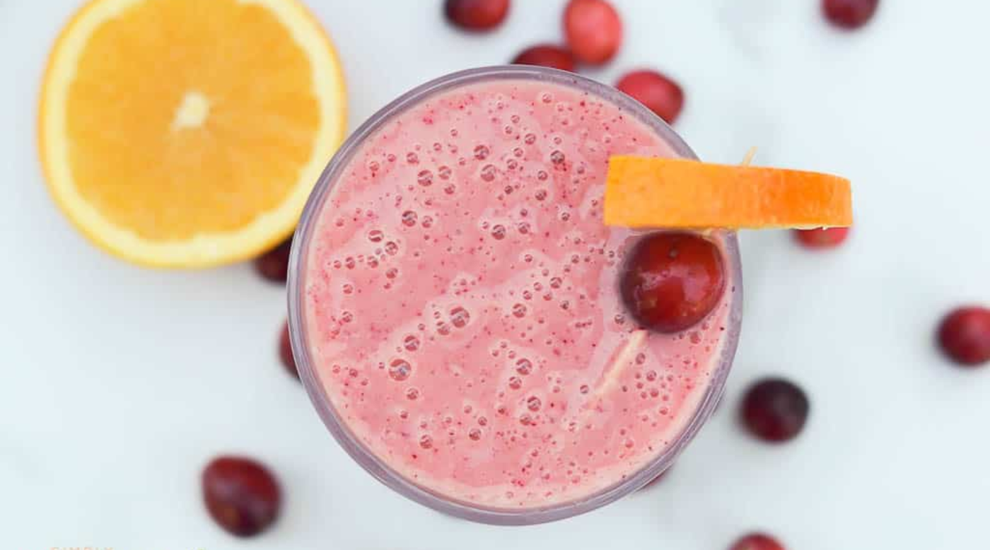  Gluten Free Cranberry Orange Winter Smoothie