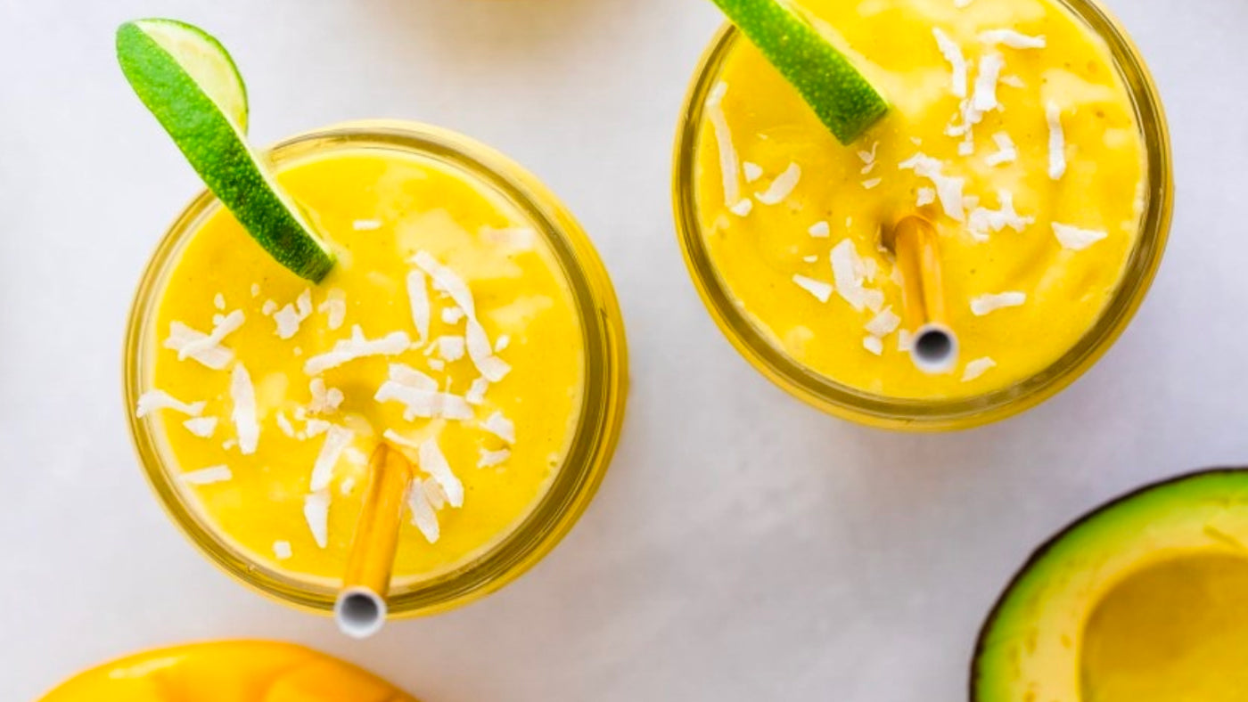  Mango avocado lime smoothie