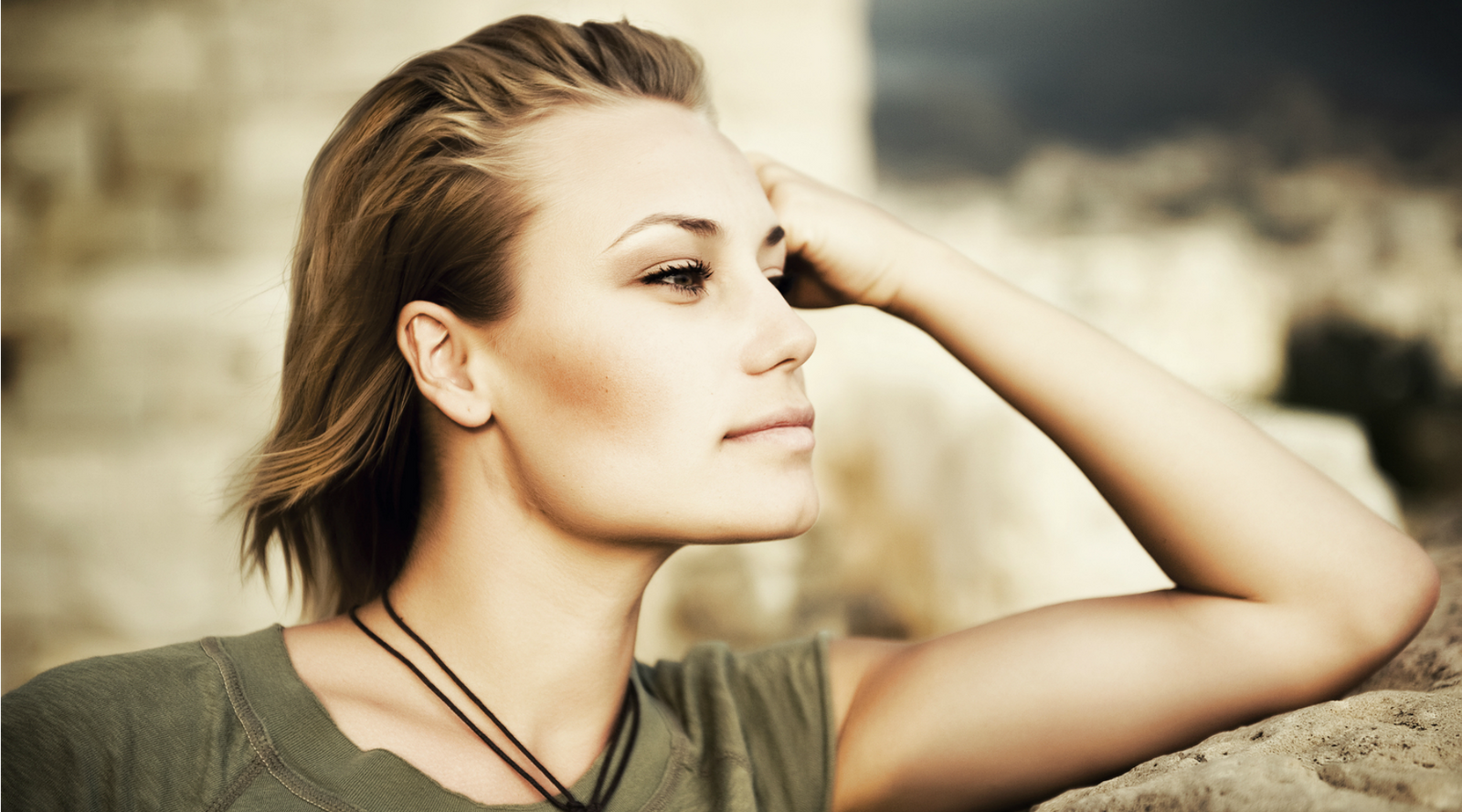  woman with beautiful skin