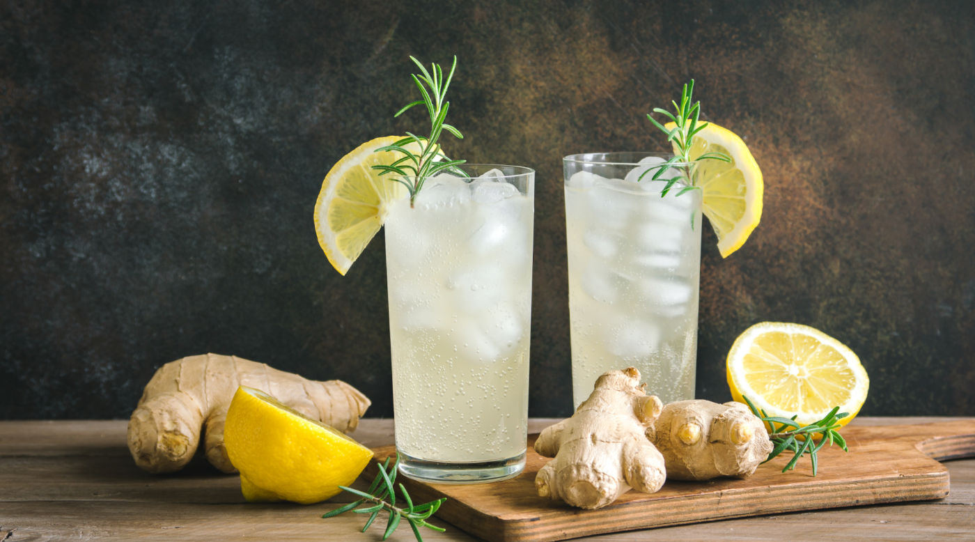  lemon ginger seltzer