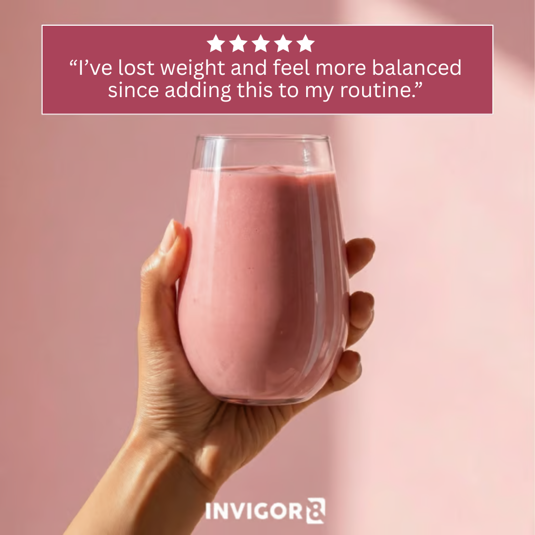 INVIGOR8 Natural Strawberry Superfood Shake