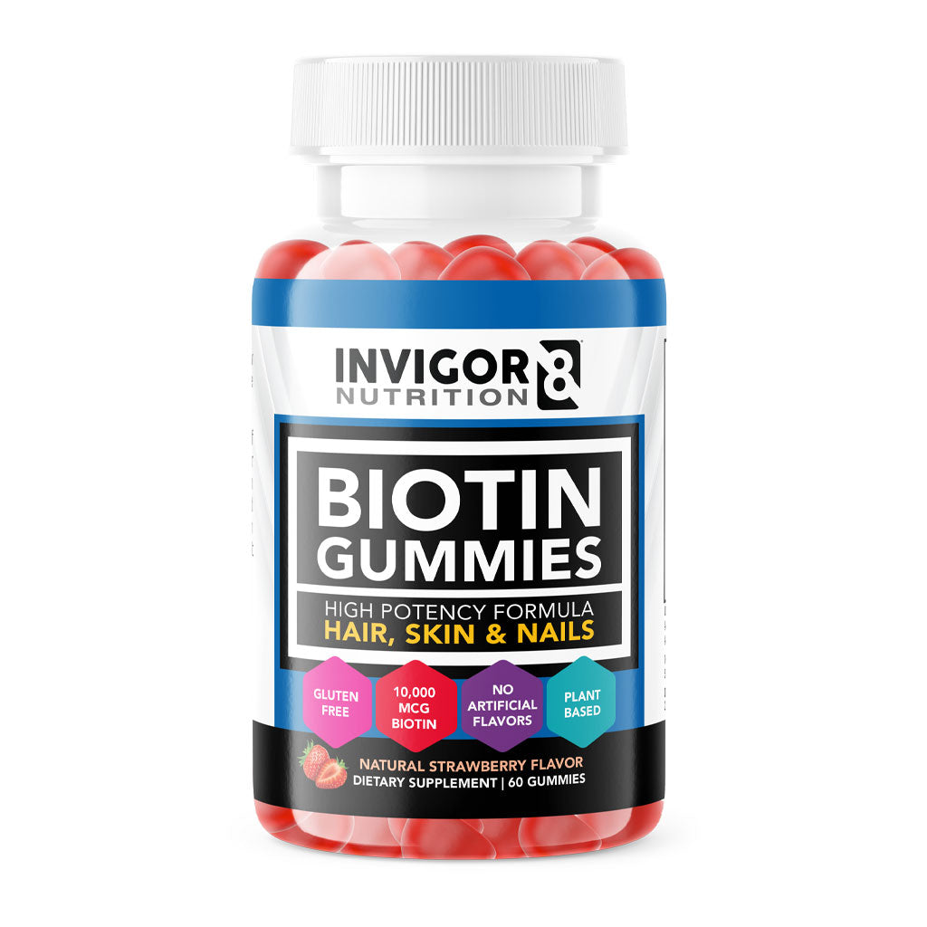 Biotin Gummies - Natural Hair, Skin, and Nail Support