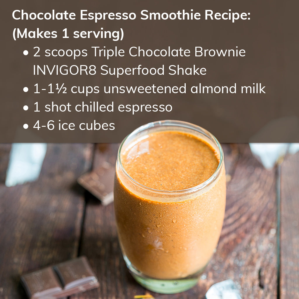 INVIGOR8® Triple Chocolate Brownie Superfood Shake