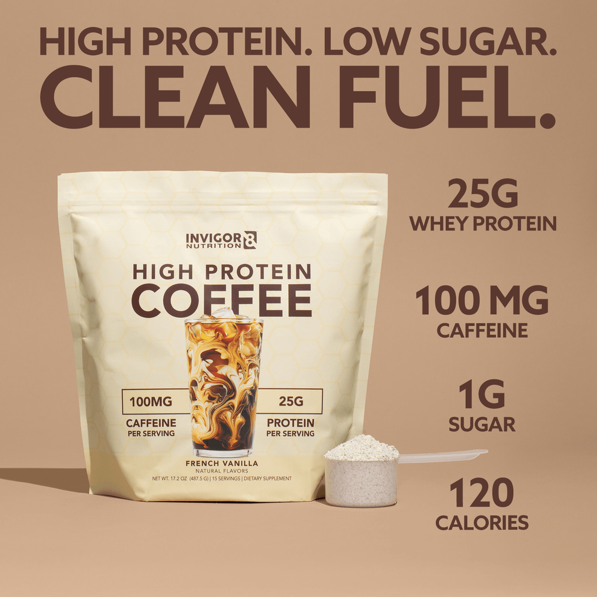  High Protein Coffee - French Vanilla