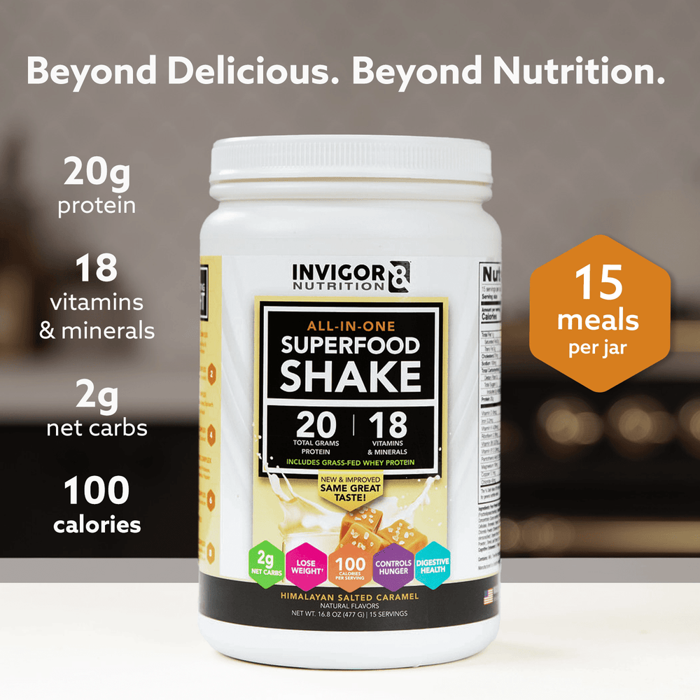 INVIGOR8 Himalayan Salted Caramel Superfood Shake