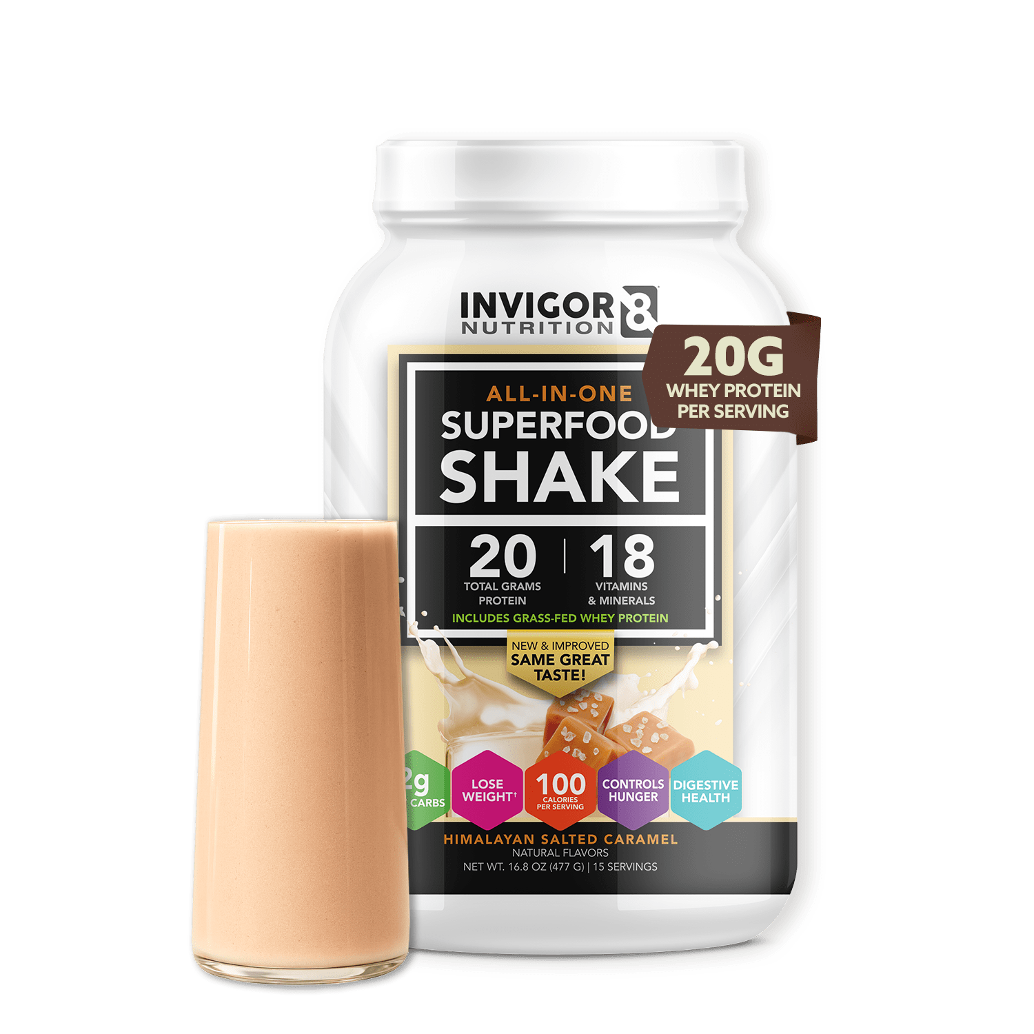 INVIGOR8 Himalayan Salted Caramel Superfood Shake