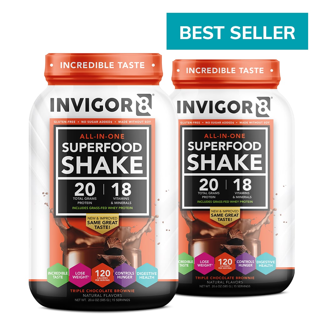 INVIGOR8 Triple Chocolate Brownie Superfood Shake