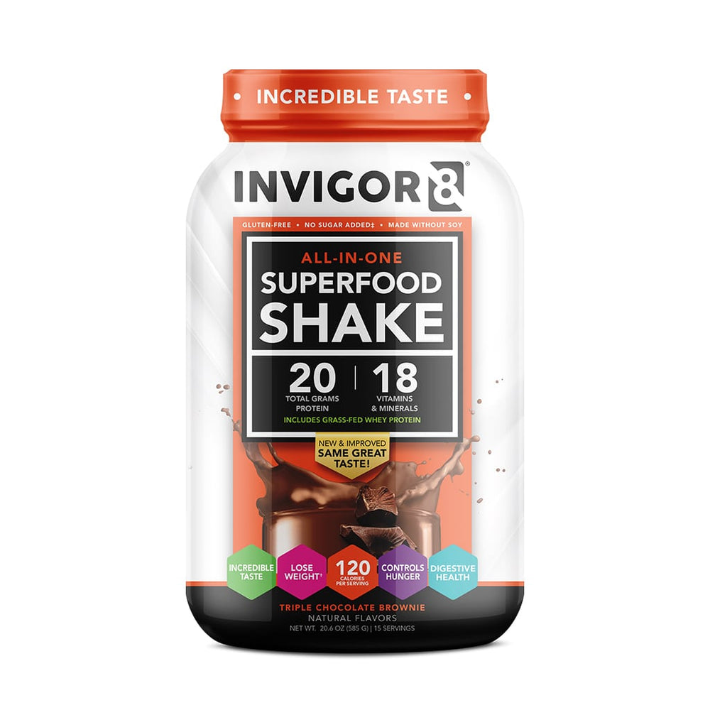 INVIGOR8 Triple Chocolate Brownie Superfood Shake