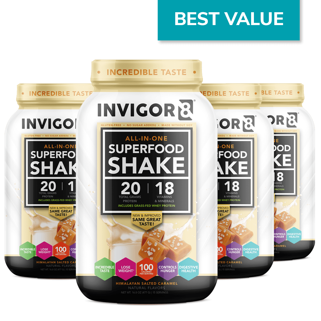 Invigor8 Salted Caramel Superfood Protein Powder | INVIGOR8