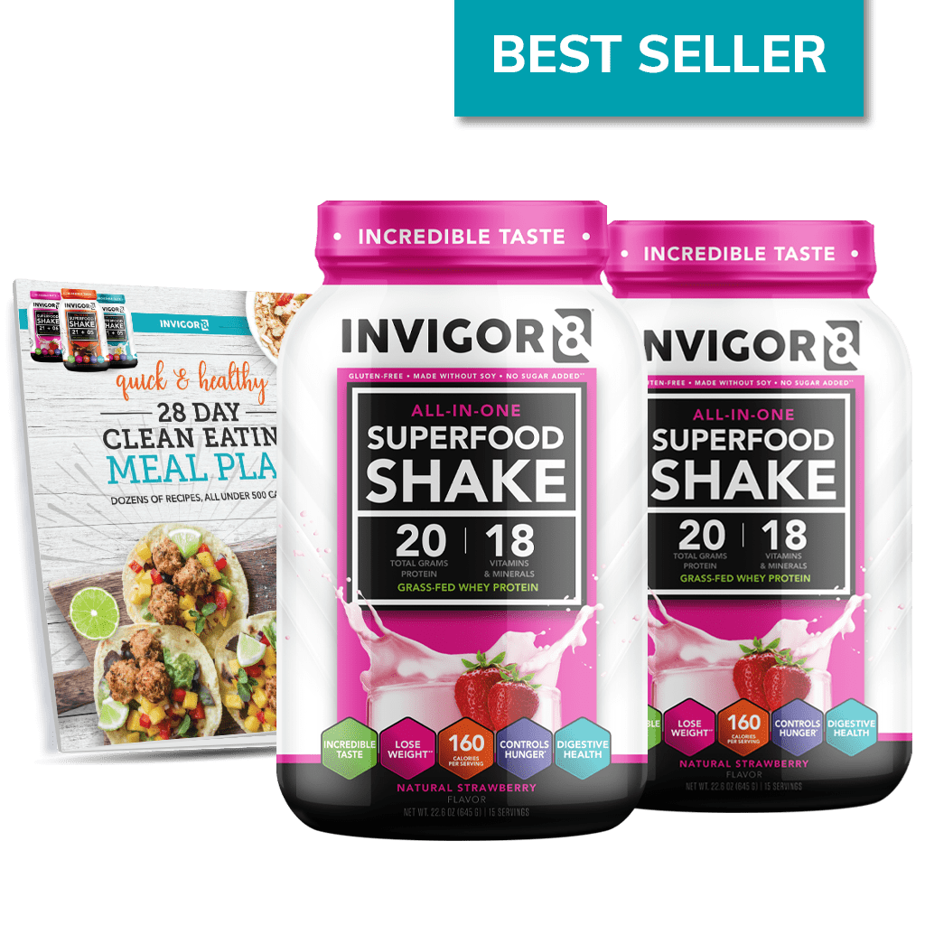 INVIGOR8 Natural Strawberry Superfood Shake