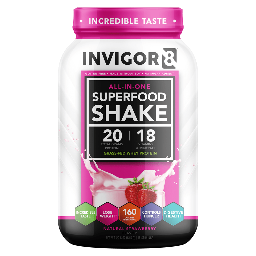 INVIGOR8 Natural Strawberry Superfood Shake