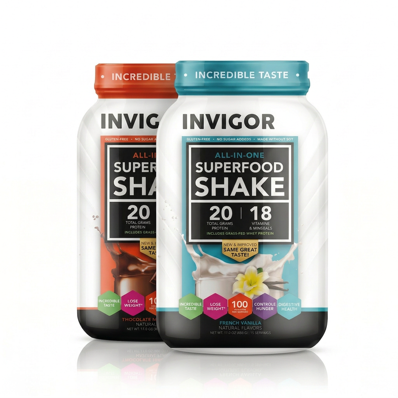 2x INVIGOR8 Superfood Shakes