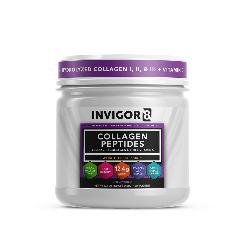 Invigor8 Unflavored Collagen Peptides for Weight Loss