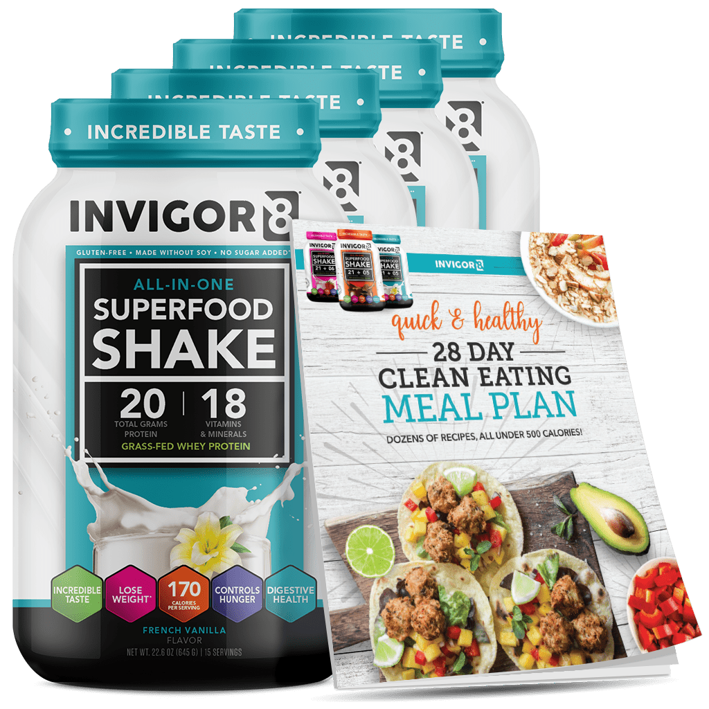  invigor8 shake french vanilla 4-pack