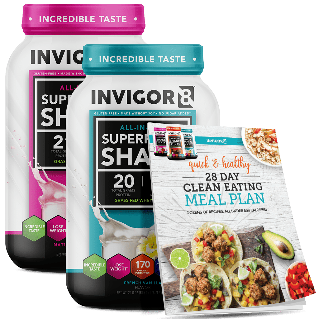 invigor8 shake vanilla + strawberry