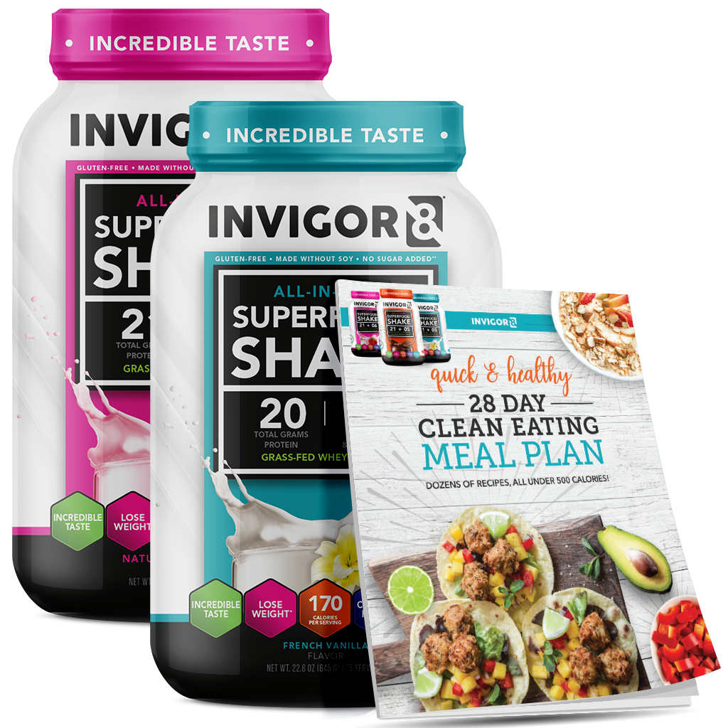 invigor8 shake vanilla + strawberry