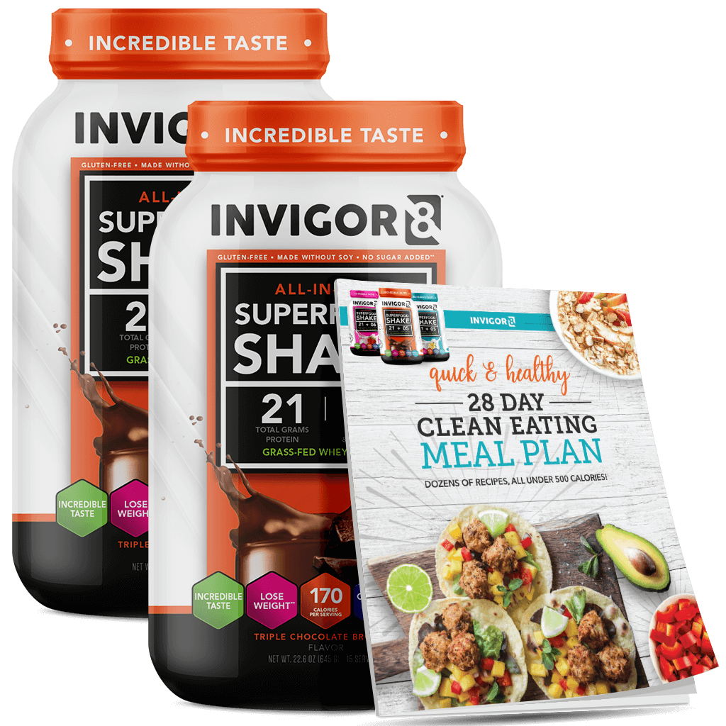 Invigor8 Superfood Shakes for Weight Loss, Natural Meal Replacement Shake