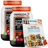 invigor8 shake triple chocolate brownie 2-pack