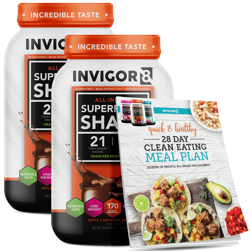  invigor8 shake triple chocolate brownie 2-pack