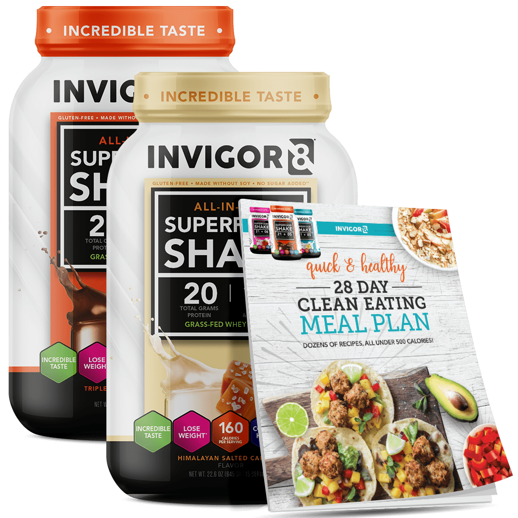 invigor8 shake salted caramel + chocolate