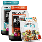 invigor8 shake chocolate + vanilla